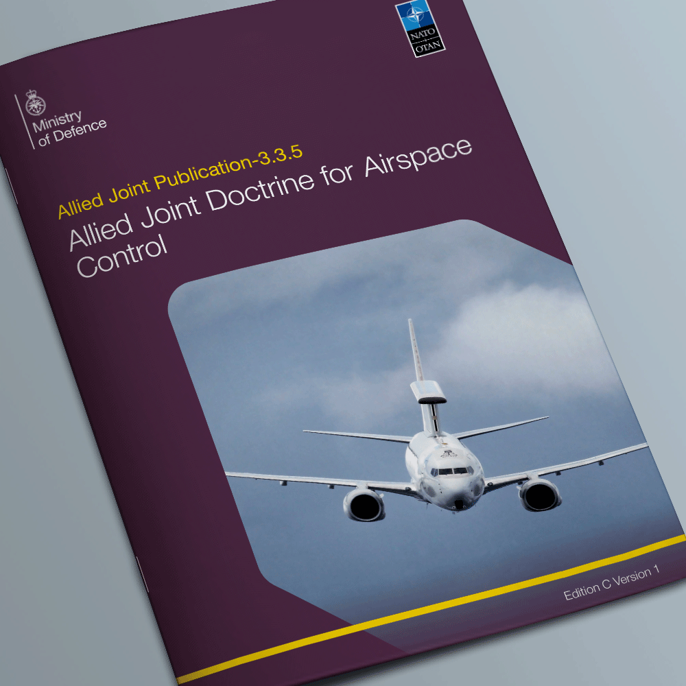 Defence_Futures's tweet photo. AJP-3.3.5 is a crucial resource for commanders involved in airspace control operations. This publication offers operational guidance for ensuring effective coordination and cooperation among military forces. #AirspaceControl #NATO
Read more: https://t.co/3Lml38C7iq https://t.co/2LEdpbAdhm