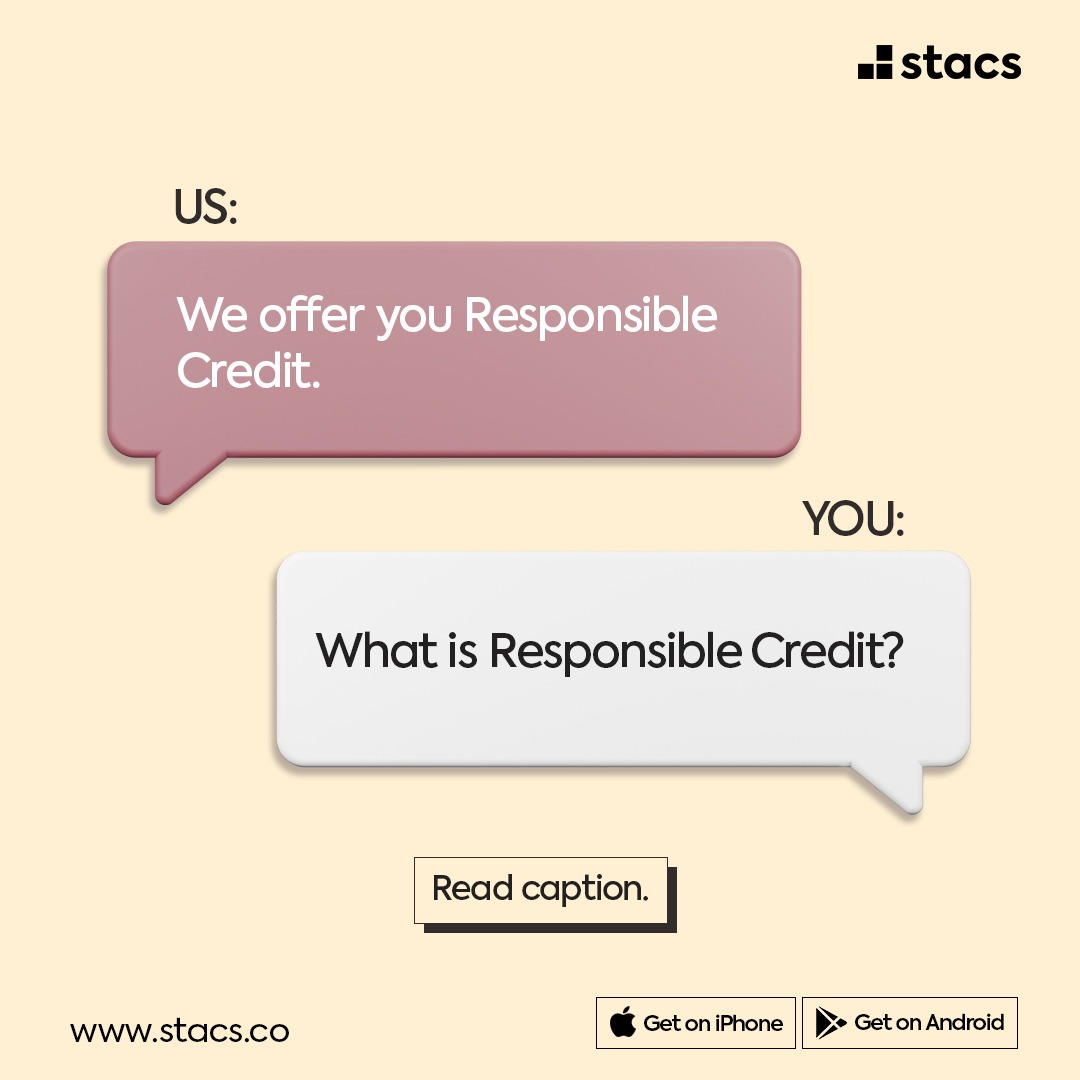 Responsible Credit means credit backed by a healthy savings habit, building and maintaining long-term savings goals.
By offering you Responsible Credit, we ensure your savings & credit accounts stay healthy.
Save more with us, and unlock more credit.

#stacs #responsiblecredit