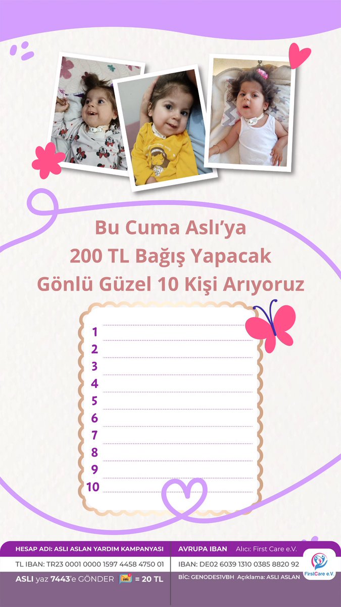 💜 Hayırlı Cumalar 💜
   Yeni yüzdeliğime adım adım ilerlerken siz de yollarıma çiçekler sermek ister misiniz 💐🥰🙏
    Cuma gününün bereketi ile sizlerden gelen bağışlar bana nefes olacak 🙏‼️

5000 Prim #FBvUSG Serenay Sarıkaya Zeynep #mügeanlı 16 Türk Karabağ Şehit Cuma Cem