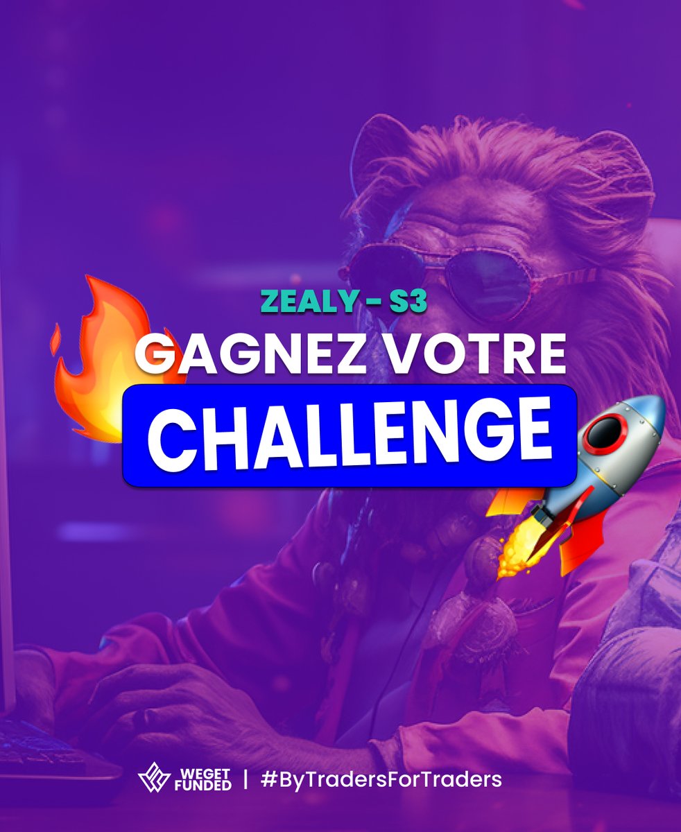 🚀 La saison 3 de <a href="/zealy_io/">Zealy</a>  commence maintenant ! Rejoignez le défi et tentez de gagner votre challenge WGF 🌟

🏆 TOP 1 : Un challenge de 100 000$ 
🥈 TOP 2 &amp; 3 : Un challenge de 50 000$ 
🎖️ TOP 4 à 7 : Un challenge de 25 000$ 
🌟 TOP 8 à 10 : Un challenge de 10 000$

Prêt à