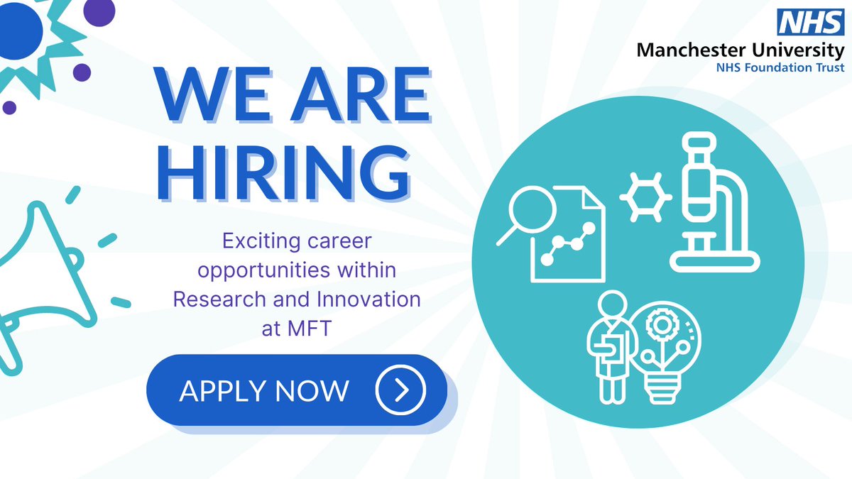 📢 We are hiring! We have an exciting opportunity for a Band 5 Senior Clinical Research Practitioner in the Genetics Research Team, at @MFT_SaintMarys. Find out more and apply 👇 mft.nhs.uk/careers/search…