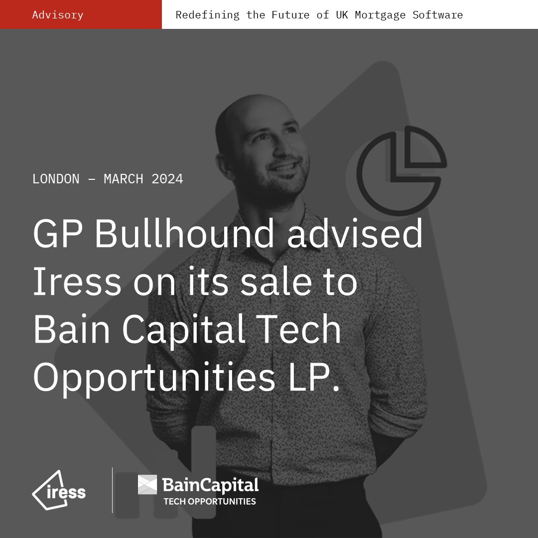 GP Bullhound is pleased to announce its role as the exclusive financial advisor in the strategic sale of Iress' UK Mortgages business (“MSO”) to Bain Capital Tech Opportunities LP. Read More: gpbullhound.com/articles/redef…