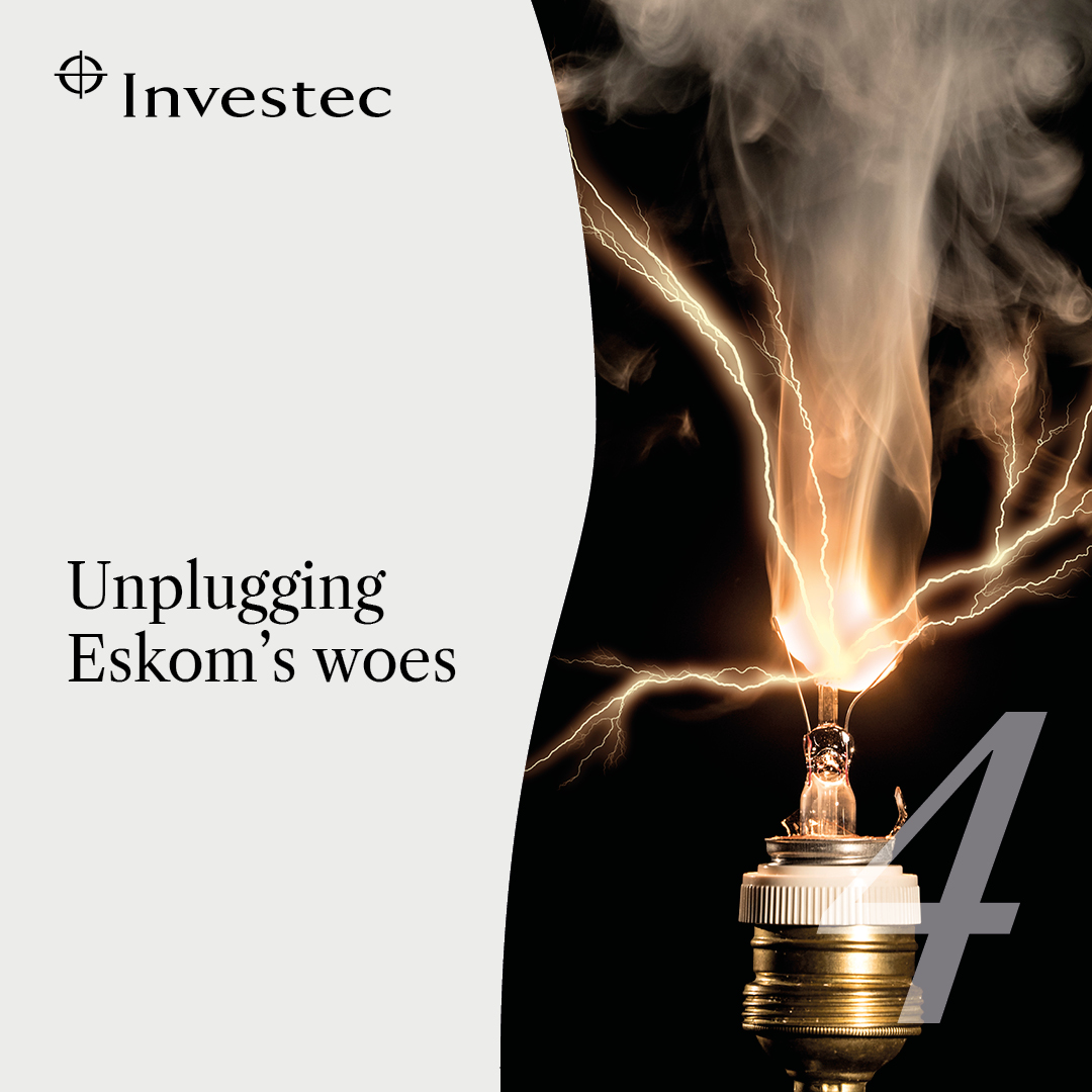 Investec's tweet image. 4️⃣ Unplugging Eskom’s woes: link.investec.com/ajgam3
#InvestecSA #FocusFive