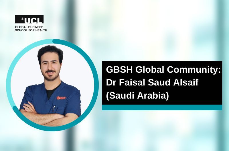 ucl_GBSH's tweet photo. Meet Dr Faisal Saud Alsaif from Saudi Arabia, a 27-year-old dental entrepreneur. He is pursuing an #MBAHealth at #UCL #GBSH for its unique healthcare-business blend after founding Maple Clinics: https://t.co/Ktc79NfSMf https://t.co/xqHOFVqLTu