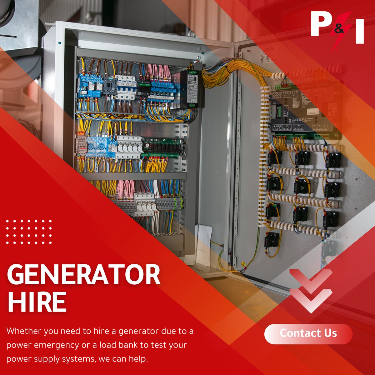 PICriticalPower's tweet photo. ⚡️ Facing a power emergency or need to test your power supply systems? Our comprehensive generator hire service has got you covered. 

Find out more about our generator hire options: https://t.co/zOEf4M5Wxf

#GeneratorHire #PowerSolutions #EmergencyPower #LoadBankTesting https://t.co/XaKrQQqPhq