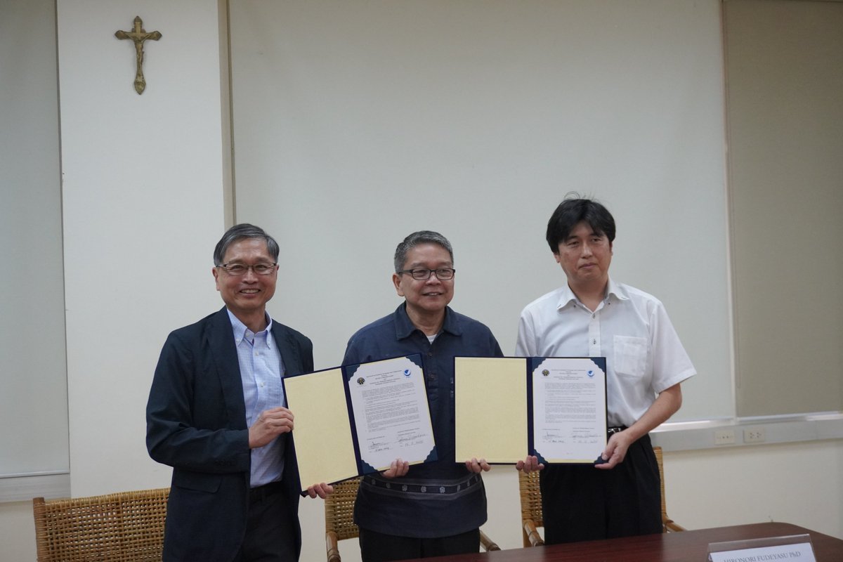 COLLABORATIVE EFFORTS IN TYPHOON RESEARCH: Manila Observatory Establishes Memorandum of Understanding with Yokohama National University's Typhoon Science and Technology Research Center (TRC).