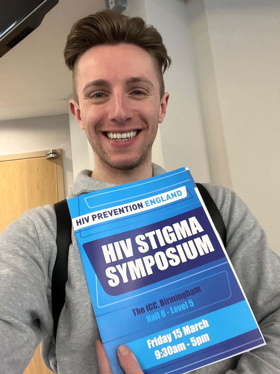 Very excited to be at the HIV stigma Symposium, organised by @THTorguk ! Come say hello if you are here 😁 #HIVstigma24