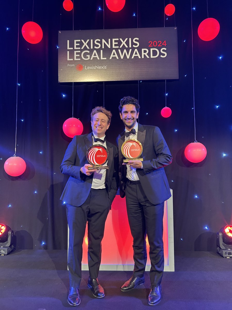 Doughty Street Chambers is delighted to announce our latest successes at the @LexisNexisUK Legal Awards 2024 awards! #LLA2024 @DoughtyStIntl Climate and Environmental Justice Group has won the award for ‘International Team of the Year’ in recognition of‘outstanding performance…