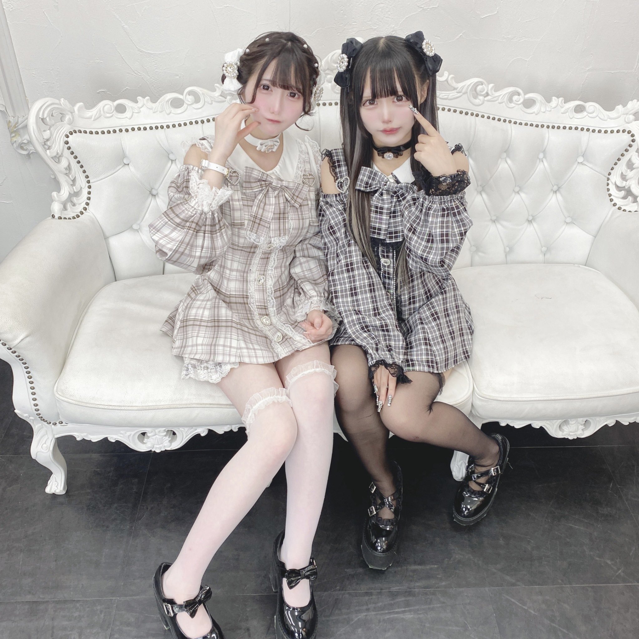 ♡サスペンダー付きチェックセットアップ♡ #MARS #MA＊RS