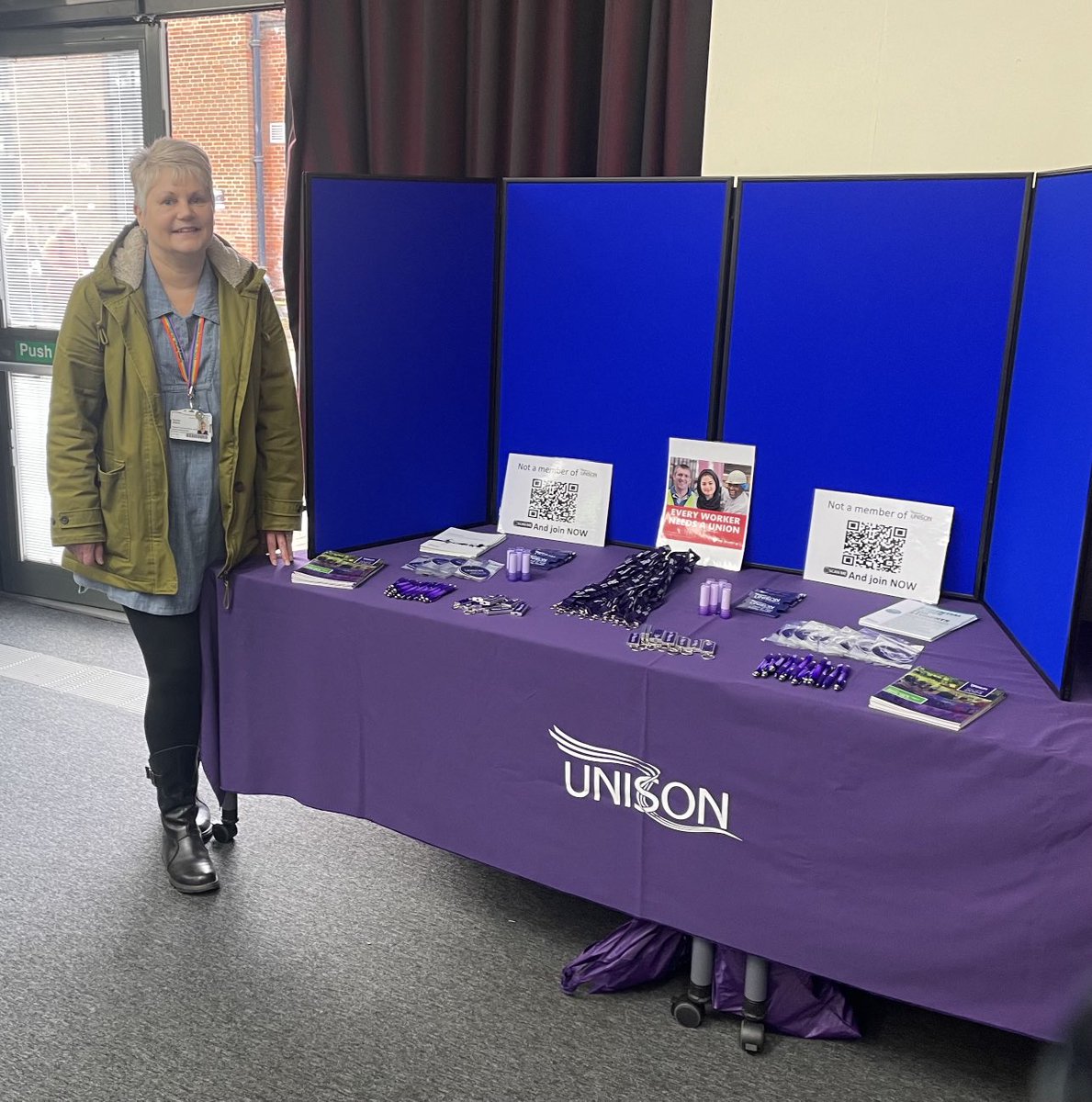 We are at ⁦@UNIHull⁩ this morning speaking to student #ODPs about the benefits of joining ⁦@unisontheunion⁩