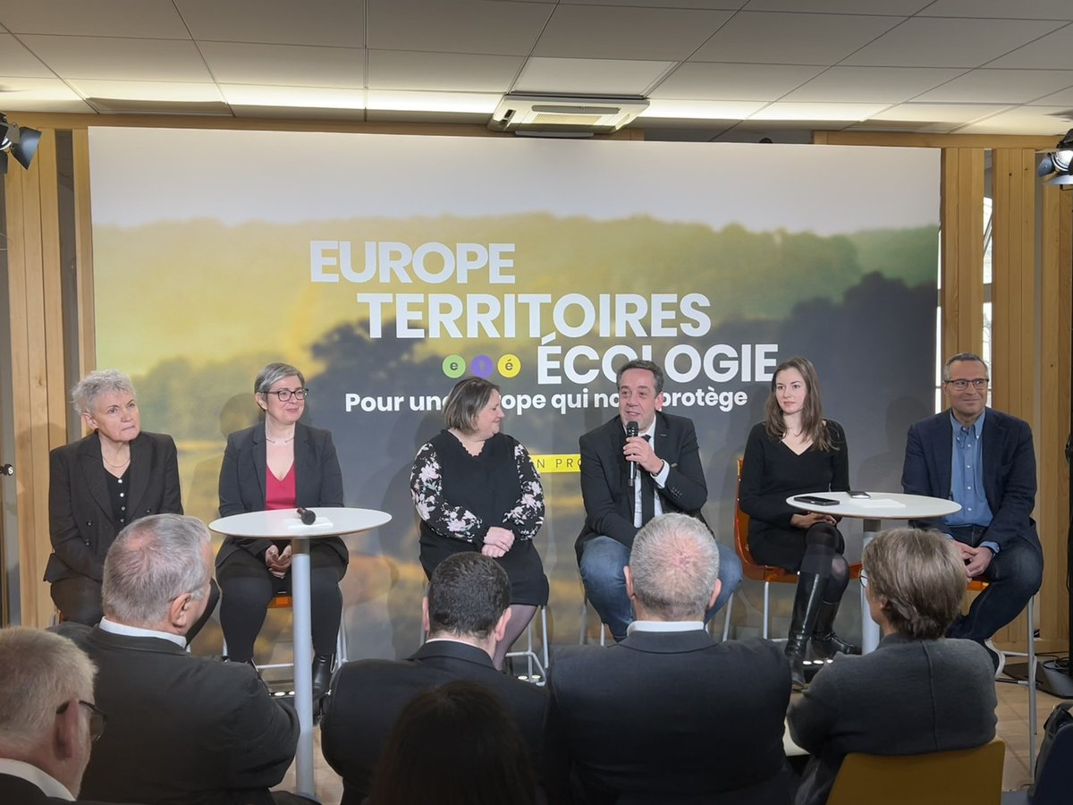 Conférence de presse | Présentation de la coalition Europe Territoires Écologie @ETE_2024 par @Lacroix_PRG au siège de campagne pour une Europe qui protège ! — @RetPS @volt_france @SociauxDem @MdpMouvement @juliettemeadel @HZoriana @MaliciaRogue @Fr_Bechieau