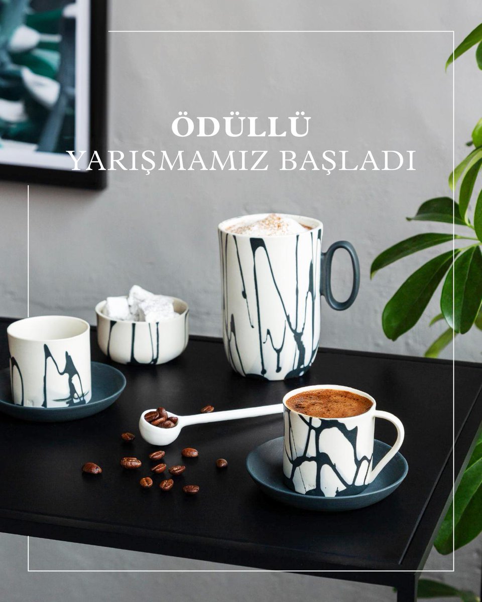 Ödüllü yarışmamız başladı! Kahve keyfinizde size eşlik edecek bir hediye ile karşınızdayız! Masuma Ceramics’ten Fincan Takımı kazanmak için yapmanız gerekenler: #İyiBakDünyana #ÇanakkaleSeramik #Seramik #Yarışma