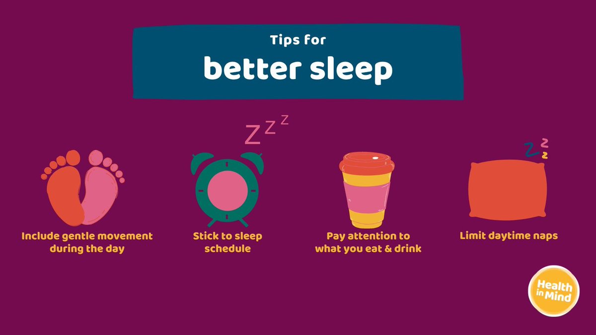 Prioritise quality sleep for better mental health! 🌙 

Discover more helpful tips on our Wellbeing Portals: lght.ly/661oonf Share your top tips for a good night's sleep! 😴