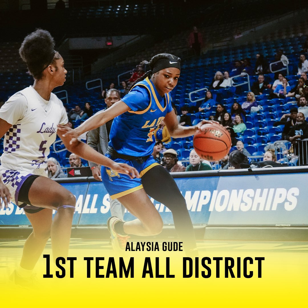 Commentator in the State Game said that Lay gave us a “Spark”! 
We gave her that nickname freshman year! 
She is one of the most coachable kids we have. Works hard and strives to be the best at whatever she does! 

Big Congrats <a href="/AlaysiaGude5/">LayLay_2025</a> 📈

23-4A 1st Team All District 🏀🔥