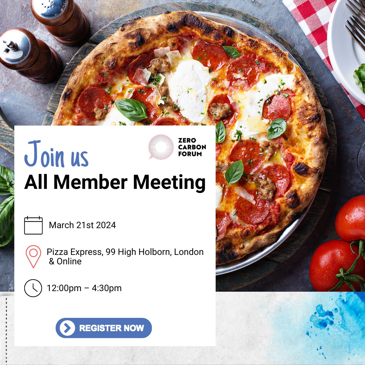 It’s less than 1 week to go until our first All Member Meeting of 2024 and we can’t wait to see you all. 🤗Taking place at @PizzaExpress, London, we will lay out our #sustainability plans for 2024 and hear from our members on their journey to #netzero. members-zcf.circle.so/c/events/all-m…
