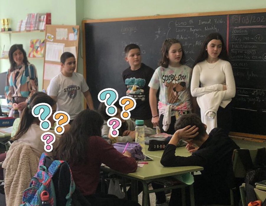 IESRosarioAcuna's tweet photo. Facilitando la transición primaria-secundaria, hemos finalizado la jornada visitando el #CPPumarin con antigu@s alumn@s del colegio para resolver las dudas de nuestros futuros estudiantes. @OrientacionA https://t.co/DIrAKBgZJ3