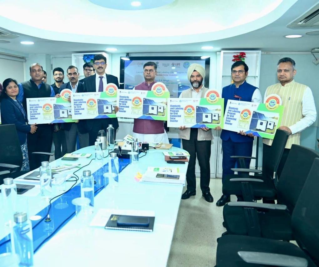 Standards and Labeling Program for Grid Connected Solar Inverter Launched; Union Power and New & Renewable Energy Hon'ble Minister Shri @RajKSinghIndia hails Program, stating that it enables consumers to make informed choices which align with nation’s sustainability goals.