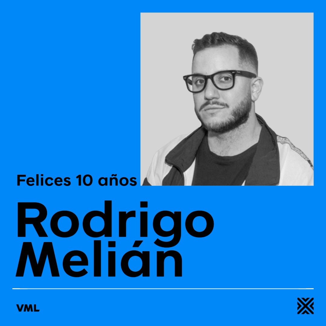 Saludamos a Rodrigo Melián por sus 10 años en la agencia🙌