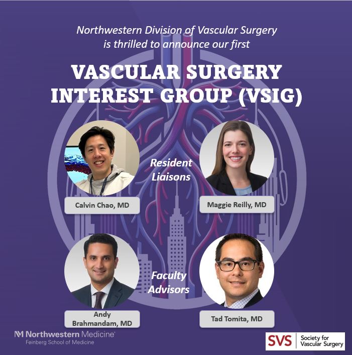 Karen J. Ho, MD (@karenholab) on Twitter photo Listen up, all future vascular surgeons: Northwestern U. has a new Vascular Surgery Interest Group (VSIG)!
Check out the med students, residents and faculty who worked hard to make this happen!
<a href="/NUFeinbergMed/">Northwestern Feinberg School of Medicine</a> <a href="/VascularSVS/">Society for Vascular Surgery</a> @VESSVSIG <a href="/MaggieReillyMD/">Maggie Reilly</a> <a href="/andybrahm/">Anand Brahmandam</a> <a href="/NMCardioVasc/">NM Cardiovascular</a> Listen up, all future vascular surgeons: Northwestern U. has a new Vascular Surgery Interest Group (VSIG)!
Check out the med students, residents and faculty who worked hard to make this happen!
<a href="/NUFeinbergMed/">Northwestern Feinberg School of Medicine</a> <a href="/VascularSVS/">Society for Vascular Surgery</a> @VESSVSIG <a href="/MaggieReillyMD/">Maggie Reilly</a> <a href="/andybrahm/">Anand Brahmandam</a> <a href="/NMCardioVasc/">NM Cardiovascular</a>