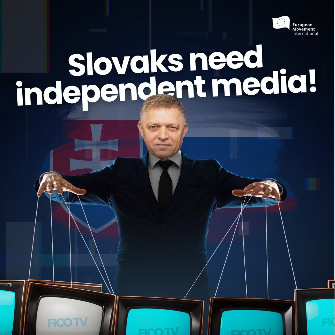 Protect media freedom!

🚨Fico's government's proposals signal a worrying move towards state control of Slovakian media, posing a direct threat to democracy &amp; freedom of the press.

The independence of the media &amp; access to free, impartial press in Slovakia 🇸🇰 must be protected.
