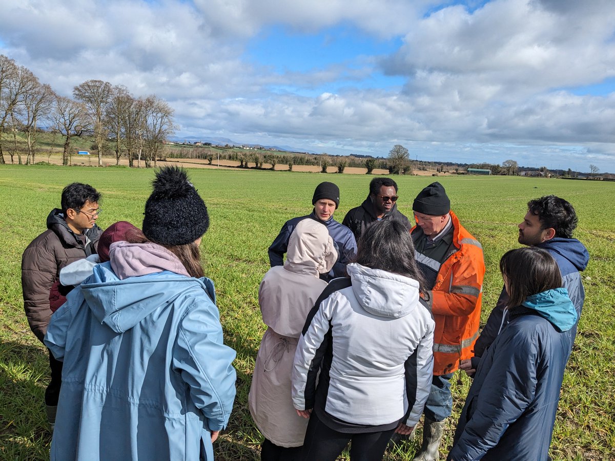 Great to get out and about. Thanks to Tony McGuinness for hosting our MSc in Agri Biotech class today and an aphid demo from their lecturer Maximilian Schughart