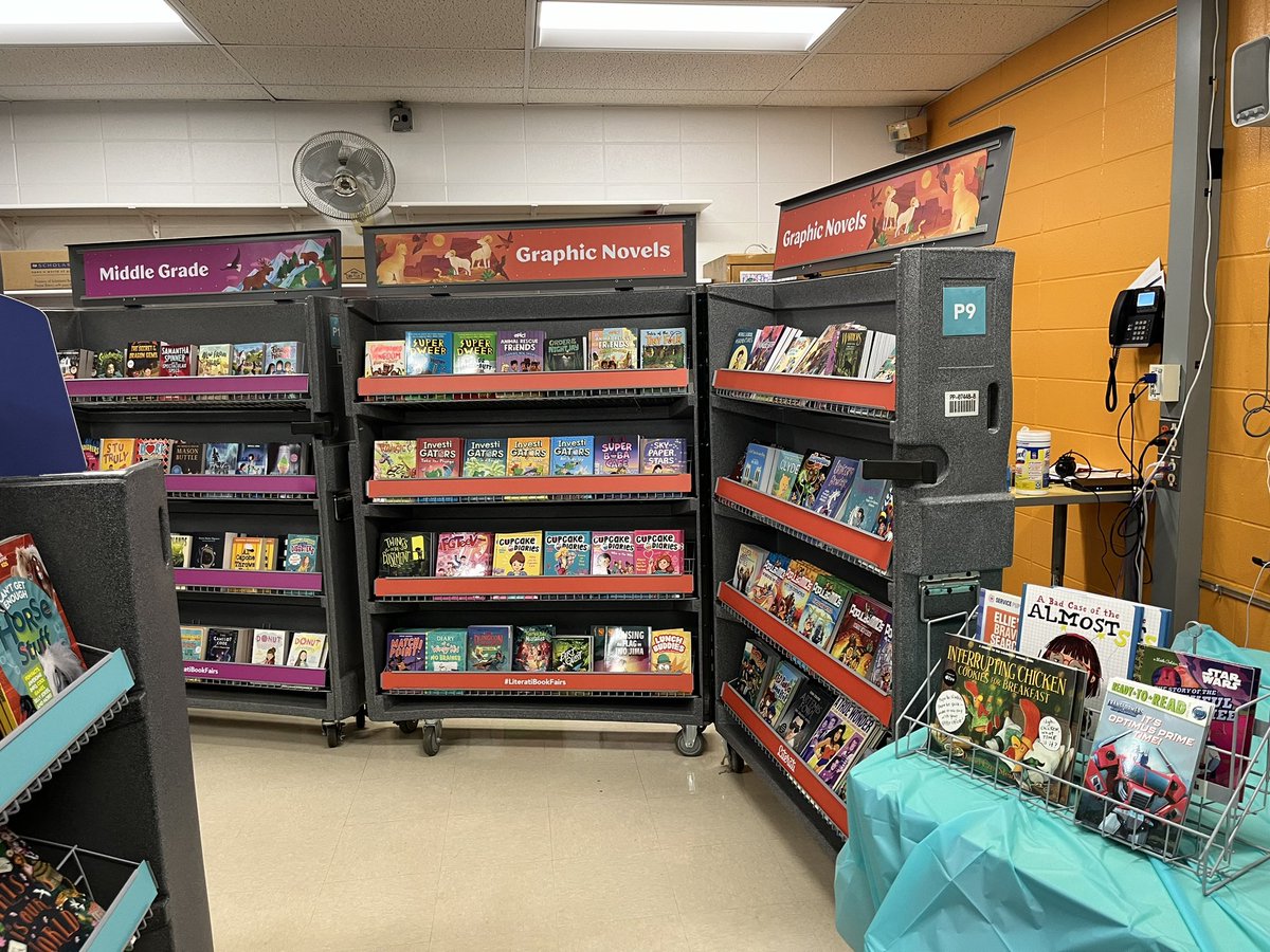 Our first spring book fair. We are excited to use Literati Book Fairs this time. We are open for students Monday-Thursday during school hours. We are also open Thursday 4pm-7:45pm and Friday 8am-11am during conferences. #iginspires