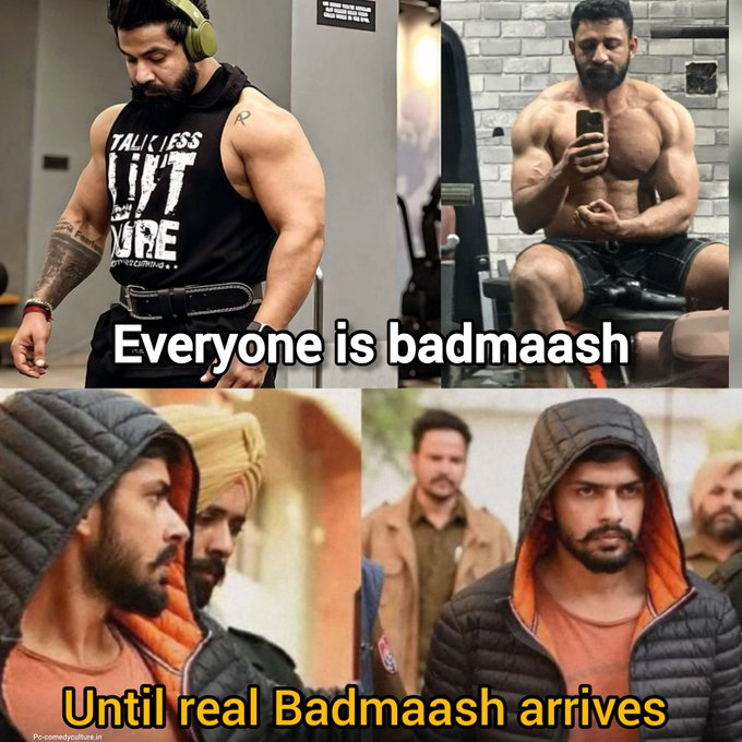 parody58790's tweet photo. #Badmaash #RajatDalal #rajveerfitnessseries https://t.co/8x5kZ0SRER