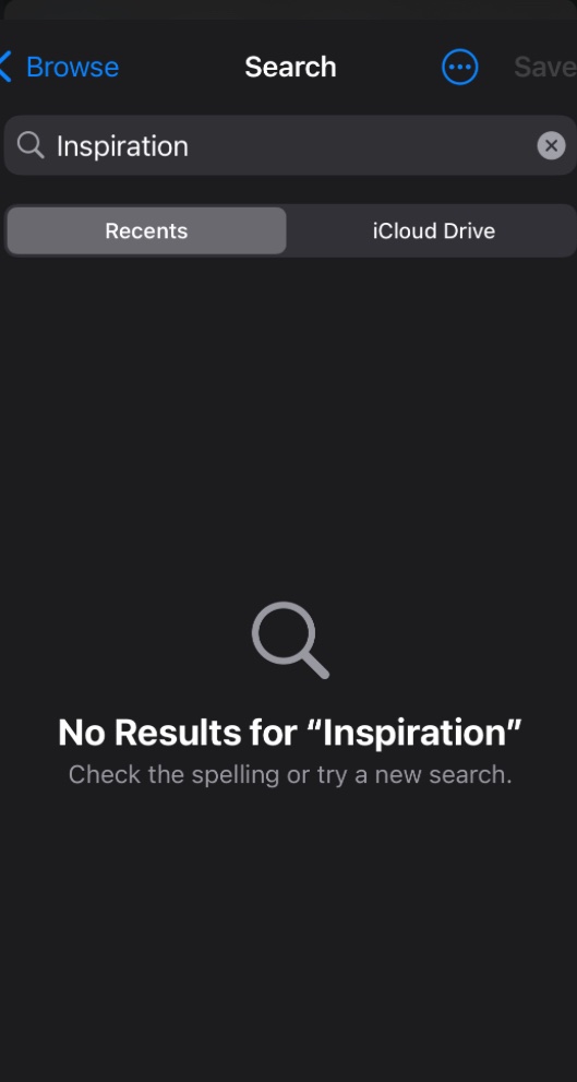 Ok @Apple, I actually DO have a file named ‘Inspiration’ so what are you trying to say??? #amwriting