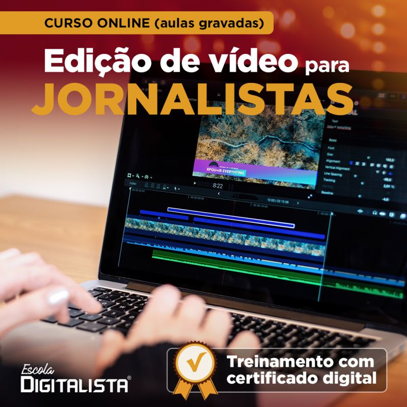 DigitalistaOfic's tweet photo. ⚠️ Último dia para você garantir sua vaga no nosso curso #EdiçãoDeVídeo para #jornalistas.
➡️ Não perca essa oportunidade de adquirir uma das habilidades mais importantes do digital. Inscreva-se aqui: https://t.co/7Gx6BrLb3F
#EscolaDigitalista #Digitalista https://t.co/Yc6qGzQ31y