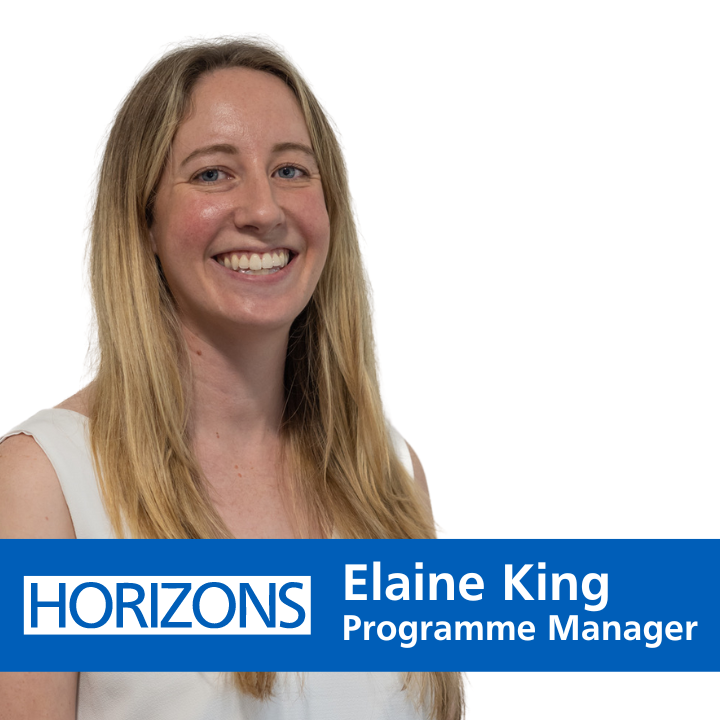 Next up is @Elaineking91, Programme Manager at Horizons 👋 Elaine ensures projects are resourced & aligned with colleagues’ experience, skills and knowledge. Elaine loves walking and relaxing in the outside with her dog and partner. Read more here 👉horizonsnhs.com/elaine-king/
