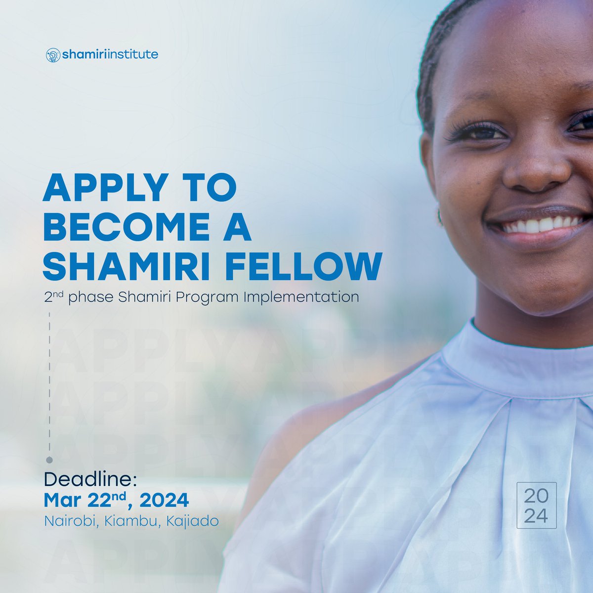 Current mood: ready for #ShamiriFellows 🥁 Are you aged between 18-22 years and based in #Nairobi, #Kiambu or #Kajiado County? We are looking for you! Apply before 22nd Mar 2024 shamiri.applytojob.com/apply