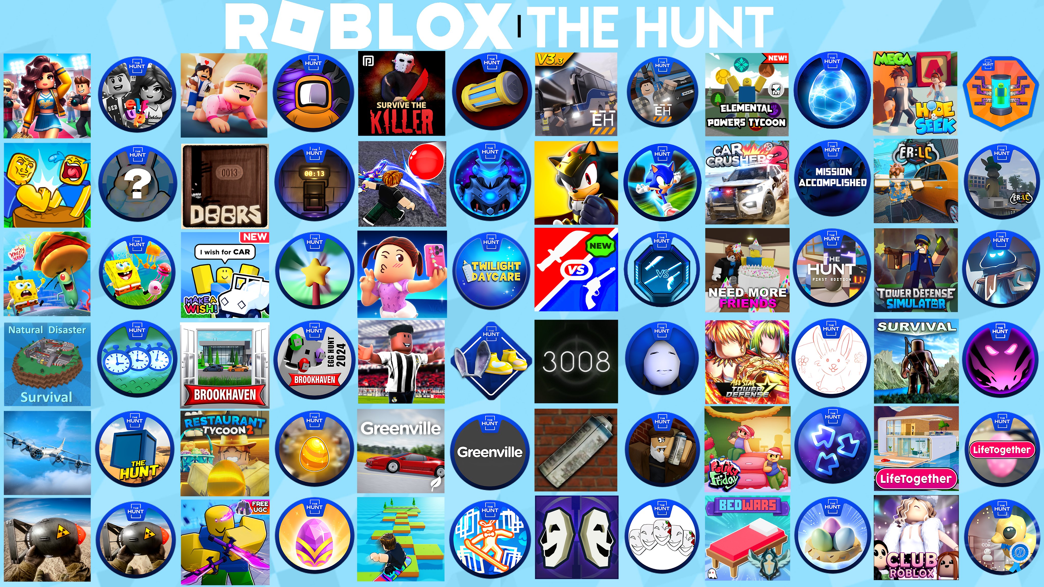 DeleteFalcon on X: “Roblox The HUNT Confirmed Games! https://t.co 