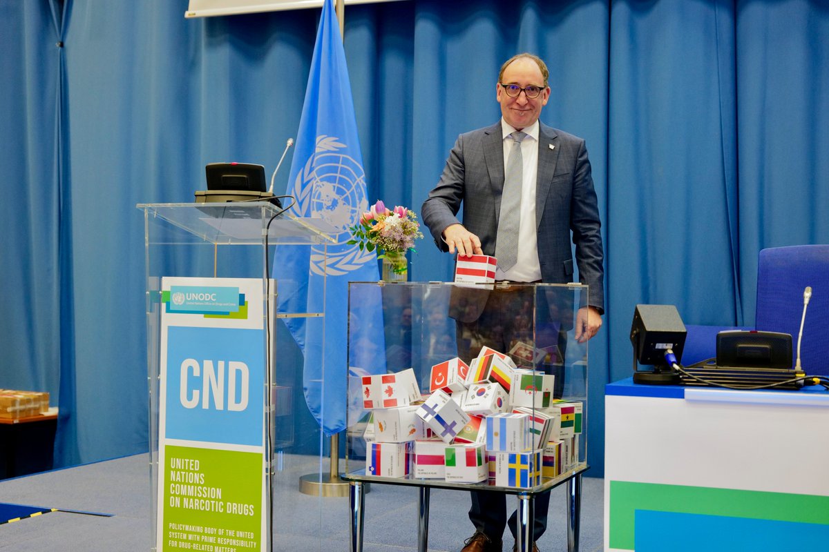 UNODC_CND's tweet photo. Check out the what Member States have pledged in addressing  and countering the world drug problem: link: https://t.co/T9VxoMeWXG
#Pledge4Action #CND67 https://t.co/asW4Gdj45R
