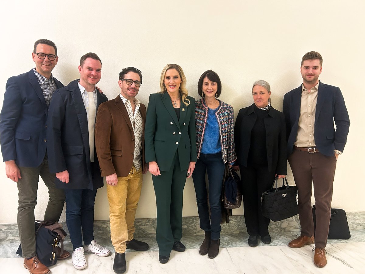 As a member of the Intellectual Property Subcommittee, I was happy to meet with @CreativeFuture this week. (This group worked on production of the new film, Wonka!)
 
It was great to learn more about your priorities for creators and developers throughout the U.S.