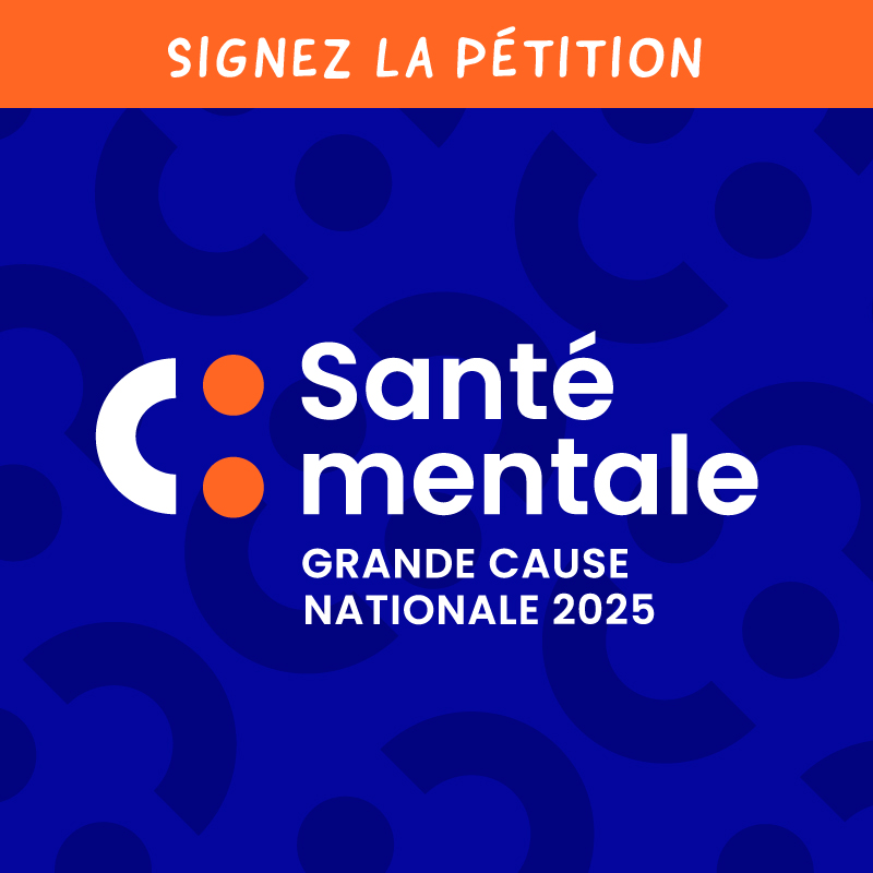 ⚠️ SIGNEZ le manifeste pour faire de la #SantéMentale la #GrandeCauseNationale2025 👉 ow.ly/Nom450QSkk2
La santé mentale nous concerne tous, à l’école, au travail, dans notre vie sociale et familiale. Agissons ensemble pour changer les choses !