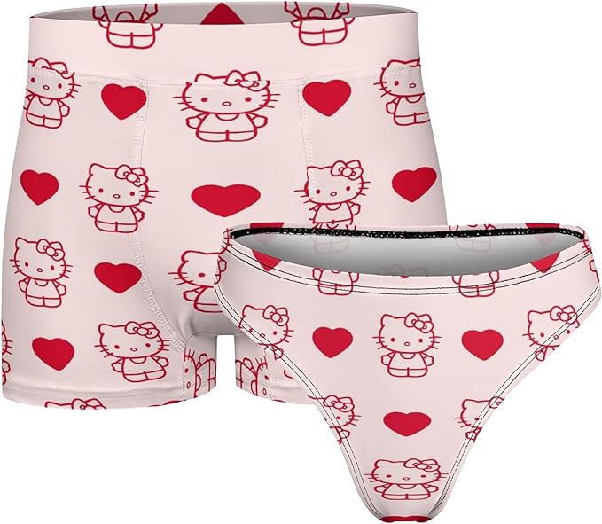 Fat Kid Deals on X: Couples Hello Kitty Matching Underwear Set for $29.99!    / X