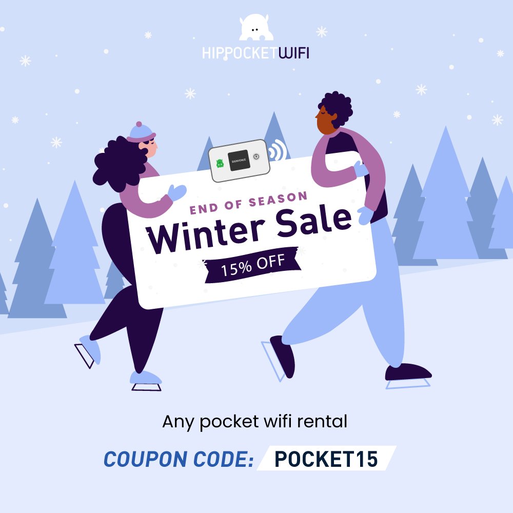 ⚡️Flash Sale⚡️ Get 15% off any pocket wifi rental for France and Europe with coupon code POCKET15. Valid for any data plan and any rental dates. Book on hippocketwifi.com by March 19th, 2024