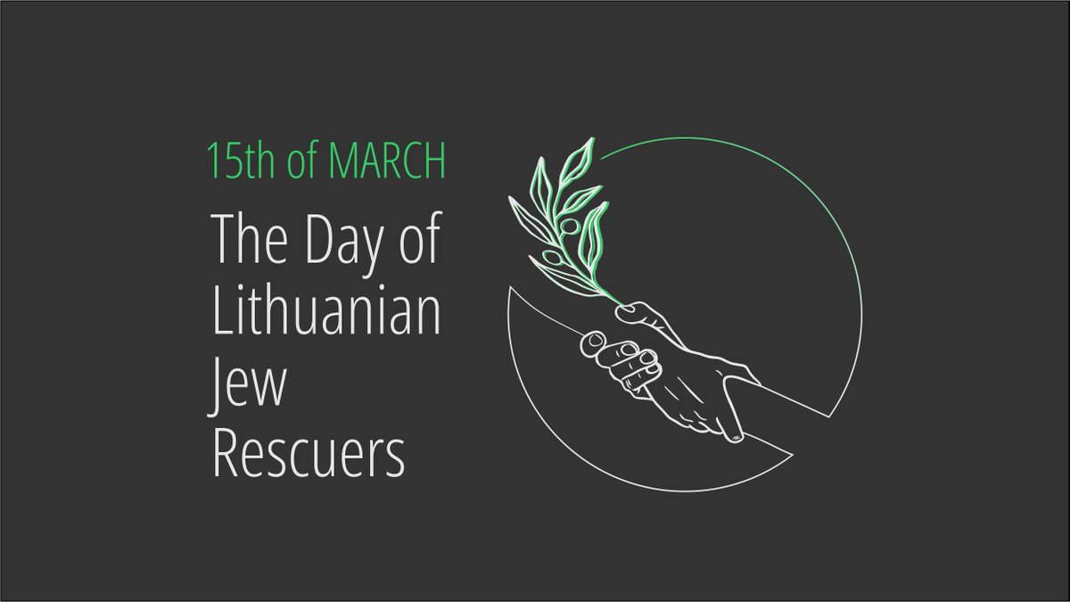 On March 15,🇱🇹commemorates the Day of Rescuers of Lithuanian Jews. We remember Holocaust victims&honor those who bravely saved Jews from Nazi genocide during WWII. With 924🇱🇹citizens,who saved the Jews,recognized as Righteous Among the Nations,🇱🇹is second in🌍by population size.