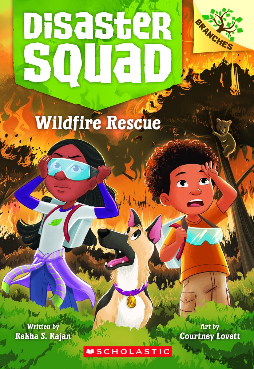 Here comes the DISASTER SQUAD! I'm so excited that my new series with @Scholastic will be publishing this year! Join Jaden & Leela Jackson and their family as they travel around the country helping communities through natural disasters! With incredible art @_courtney_luv7 📚🚙