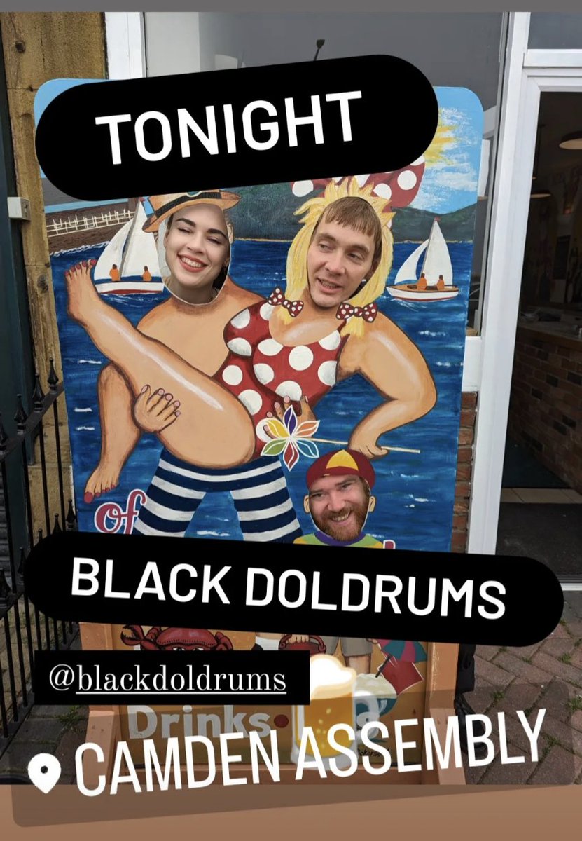 Looking forward to seeing @BlackDoldrums tonight in London