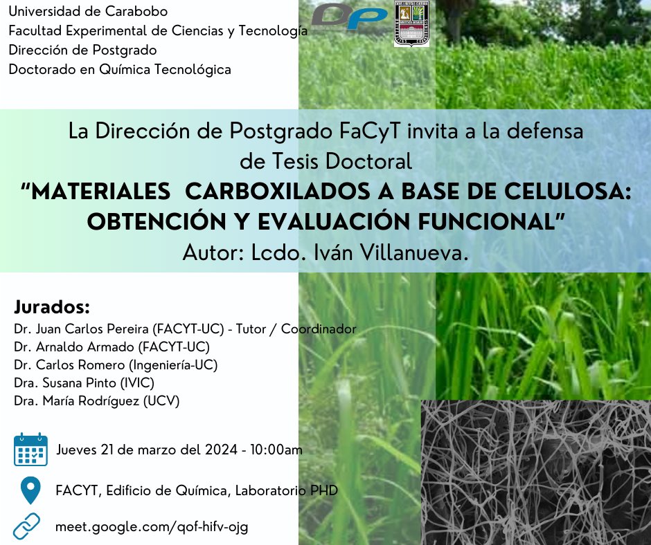 Postgrado Facyt UC tweet media