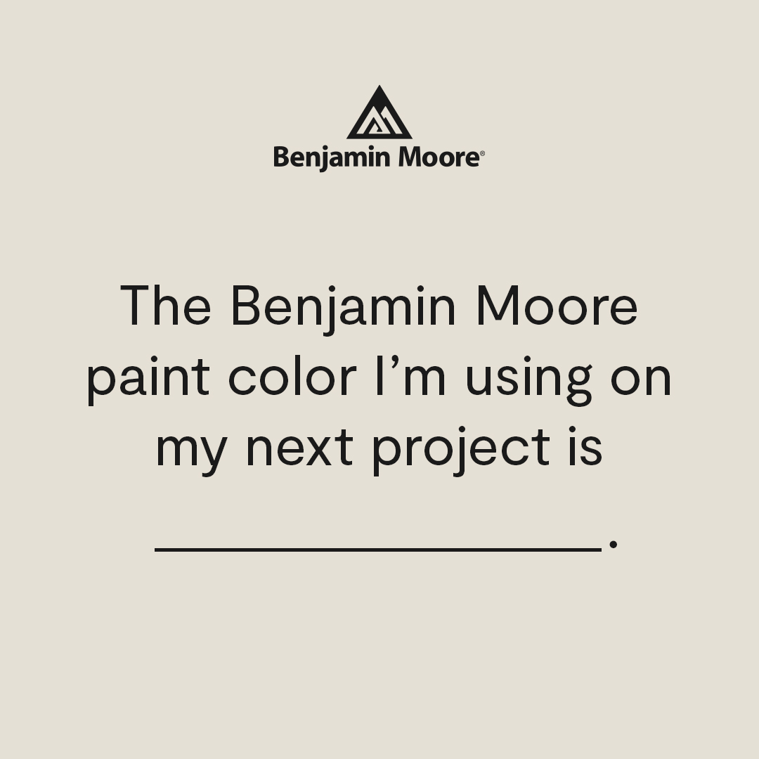 Which paint color are you using for your next project? Is it a tried-and-true neutral? A mood-boosting pastel? Maybe something bold from the Color Trends 2024 palette? #BenjaminMoore #Paint