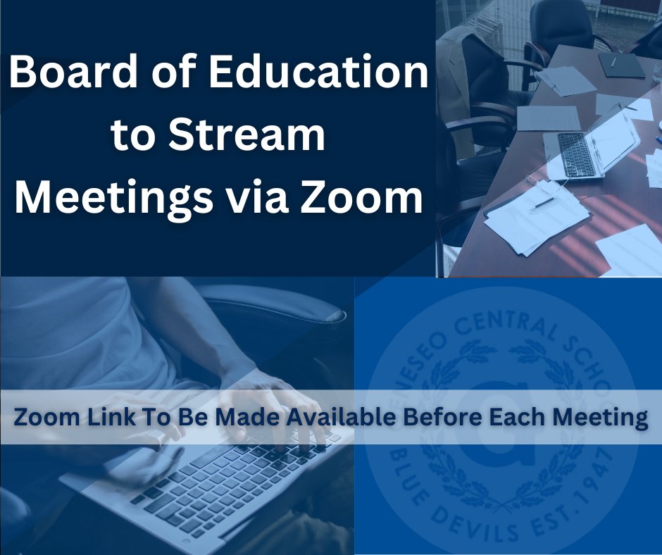 In our continuous efforts to enhance transparency and communication with our community, our Board of Education has announced that they will be streaming board meetings via Zoom! The next meeting is scheduled for March 25, so stay tuned and we'll release the Zoom link beforehand.