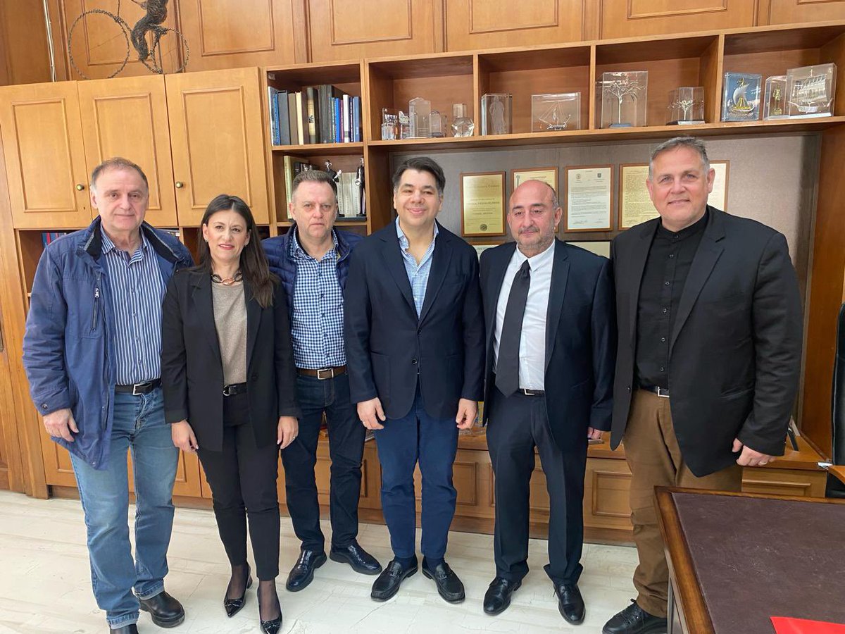 Honored to meet the Mayor of Trikala to discuss flood recovery efforts & environmental initiatives. Impressed by the resilience of the people here and the area’s innovation. Looking forward to further U.S.-Greek collaboration in Trikala. #Resilience #USGreeceRelations