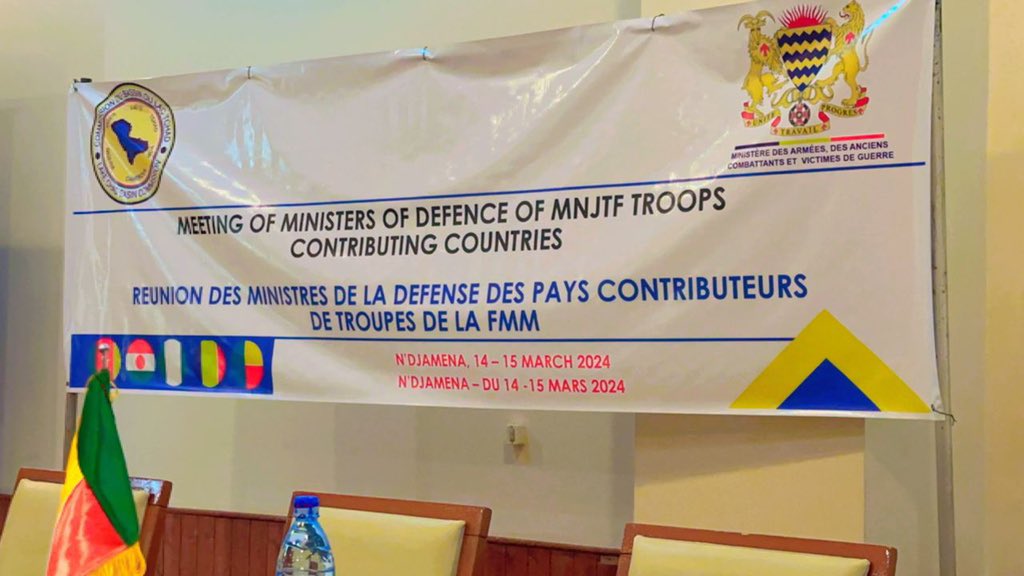 PHOTO SPEAK:

THE HONOURABLE MINISTER OF DEFENCE, MOHAMMED BADARU ABUBAKAR CON, MNI IS ATTENDING THE MEETING OF MINISTERS OF DEFENCE OF MNJTF TROOPS CONTRIBUTING COUNTRIES IN THE LAKE CHAD REGION.
@Mohammed_Badaru