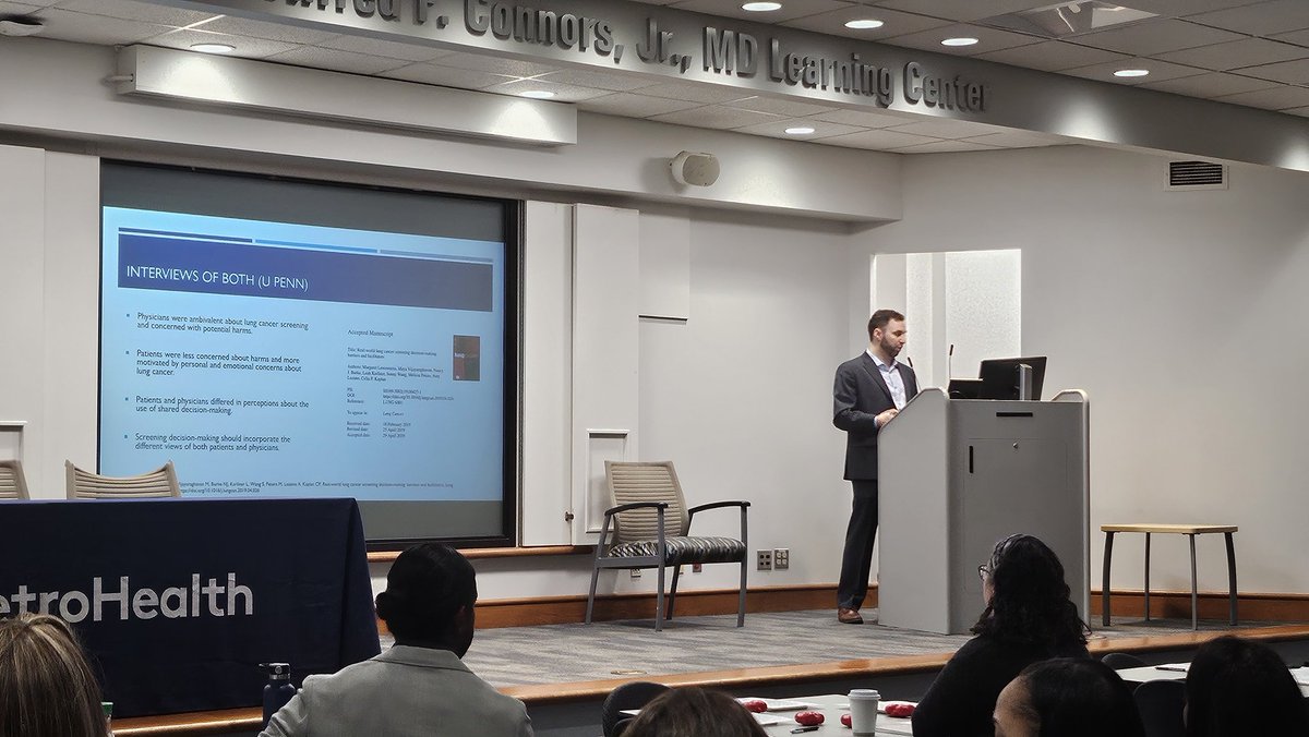 Great start to the Lung Cancer Symposium at MetroHealth today.  <a href="/metrohealthCLE/">MetroHealth</a>