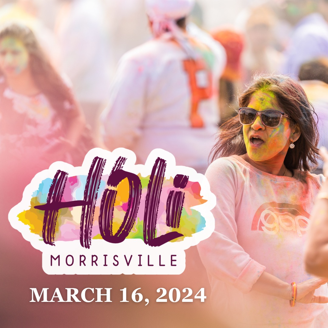 Heading to the Morrisville Holi Celebration this weekend? 😎 Check out parking information, vendors, food trucks, music and more at morrisvillenc.gov/holi