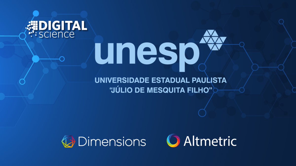 Stories of the week: We were excited to announce that São Paulo State University, @Unesp_Oficial, has chosen @DSDimensions & @altmetric from our flagship products - to advance UNESP's world-class research program. 🙌 See more in our joint announcement: ow.ly/RL5y50QTXFR