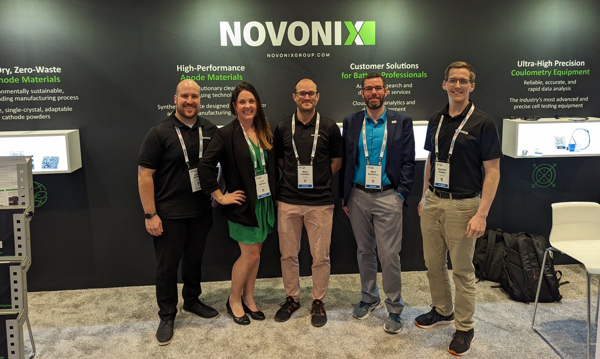 Today is the #NOVONIX team's last day at #FloridaBattery. Drop by booth #1007 with your questions and learn more about our R&D services, groundbreaking technology, and advanced #batterymaterials.

#EV #cleanenergy #sustainability #electricvehicles $NVX #batterysupplychain