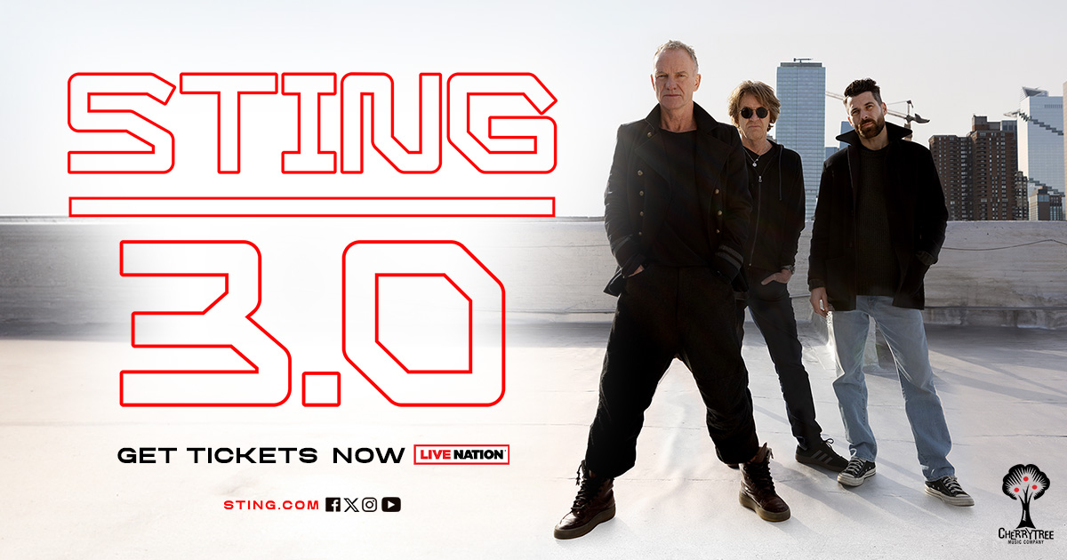 'Dreaming' of @OfficialSting? Us too. 🎸 General sale for tickets are now available. Upgrade your experience and go as a VIP to the STING 3.0 Tour. Get tickets: ticketmaster.com/sting-tickets/…